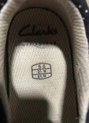 Clarks мокасины кожаные туфли на девочку