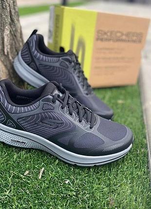 Кроссовки мужские skechers 220035 bkgy оригинал