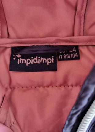 Куртка демісезонна на дівчинку 98 104 impidimpi2 фото