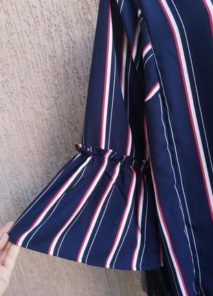 Блуза блузка в смужку батал per'una uk 182 фото