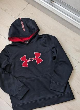 Утепленная худи толстовка от бренда under armour3 фото