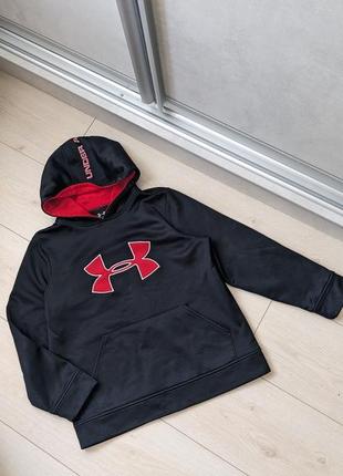 Утепленная худи толстовка от бренда under armour