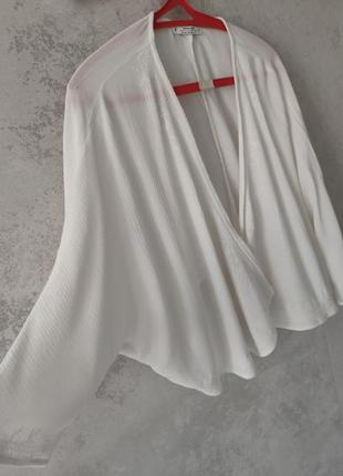 Кардиган белый женский, на лето, из хлопка, m, l