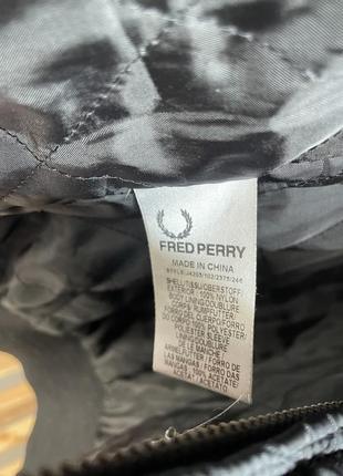 Куртка стьогана утеплена fred perry5 фото