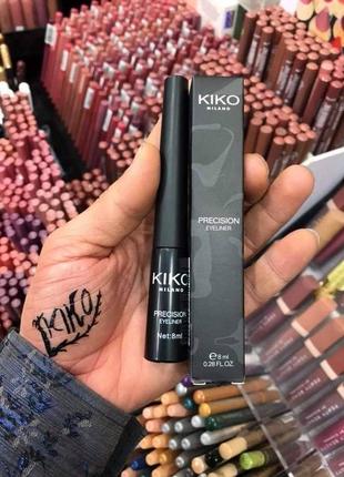 Рідка підводка для очей з пензлем-аплікатором kiko 5ml4 фото