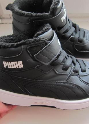 Зимові високі кросівки хайтопи puma пума2 фото