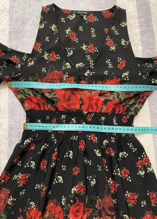 Платье с розами 3