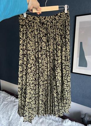 Легкая юбка плиссе с подкладкой3 фото