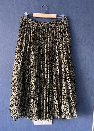 Легкая юбка плиссе с подкладкой5 фото