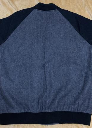 Чоловіча куртка бомбер adidas originals street varsity jacket wool vents size l2 фото