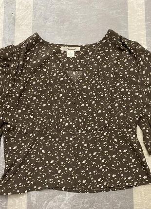 Блуза цветочный принт3 фото