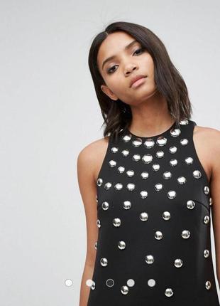 Розпродаж!💞 нова брендова чорна сукня з декором