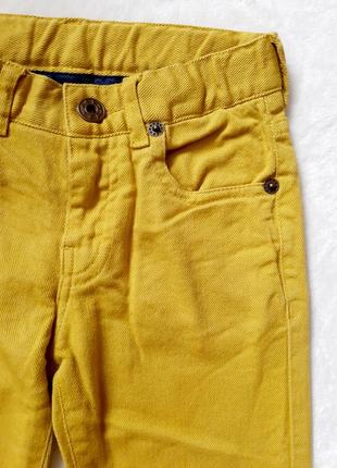Яркие желтые джинсы на девочку или мальчика на 3 года3 фото