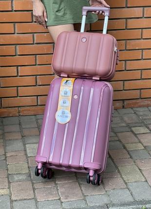 Бьюті - кейс для валізи пластикова mcs туреччина ручна поклажа 16 літрів2 фото
