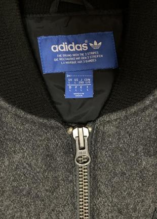 Чоловіча куртка бомбер adidas originals street varsity jacket wool vents size l5 фото