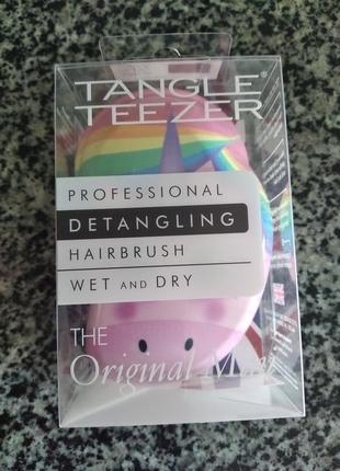 Детская расческа tangle teezer original mini rainbow unicorn3 фото