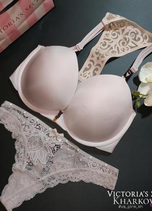 Комплект білизни пудровий 70е 32dd s victoria's secret