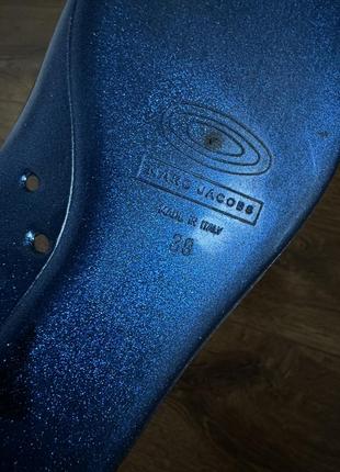 Стильне гумове італійське взуття 38 розмір синє6 фото