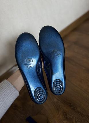 Стильне гумове італійське взуття 38 розмір синє8 фото