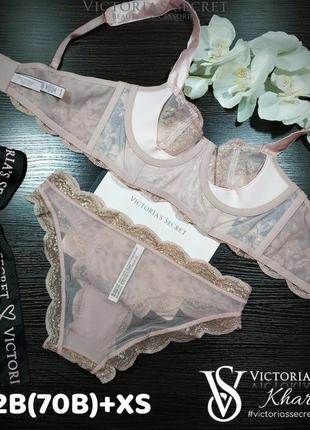 Комплект нижньої білизни 34d xs 75d xs victoria's secret3 фото