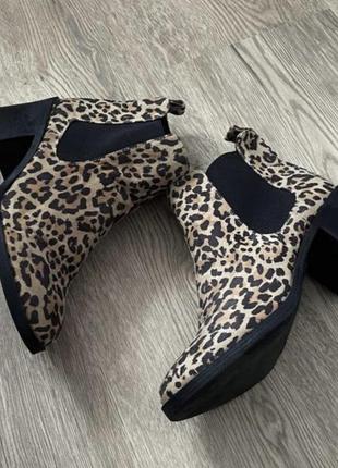 Ботинки леопард