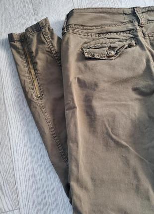 Карго хаки штаны узкие тонкие old navy 08 фото