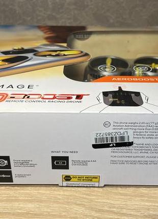 Іграшковий дрон для перегонів на радіокеруванні sharper image aeroboost racing drone4 фото