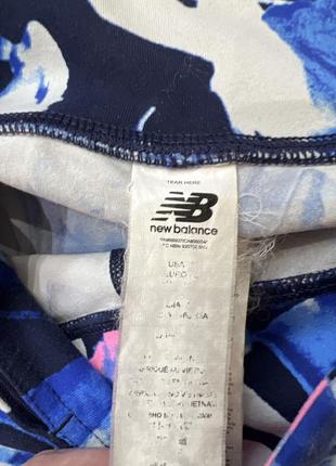 Лосины спортивные new balance оригинал бренд яркие для занятий спортом5 фото