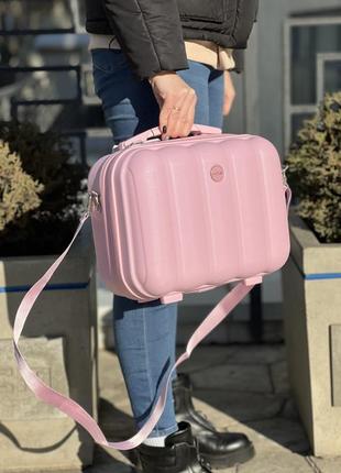 Бьюті - кейс для валізи пластикова mcs туреччина ручна поклажа 16 літрів