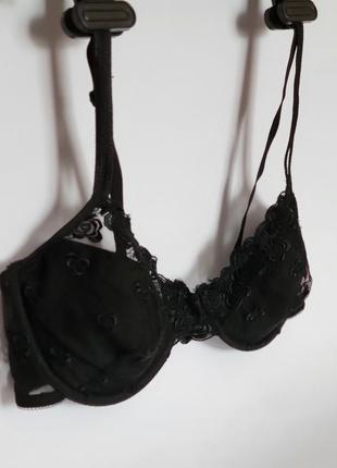 Черный бюстгальтер the lingerie drawer3 фото