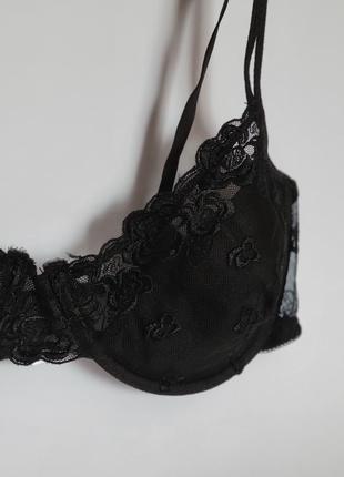 Черный бюстгальтер the lingerie drawer4 фото