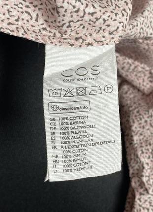 Блуза cos розовая, размер 34, подойдет на s/m8 фото