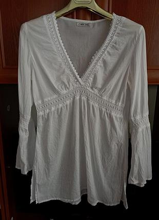 Туніка бавовна біла