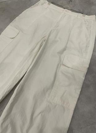 Молочні брюки карго свободного кроя asos design7 фото