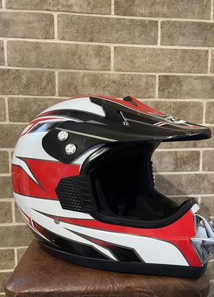 Мото шлем, шлем для мотоцикла, шлем для мотокросса2 фото
