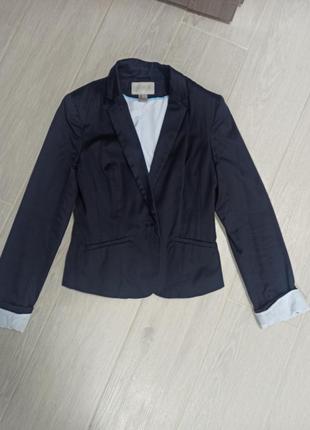Пиджак синий h&m