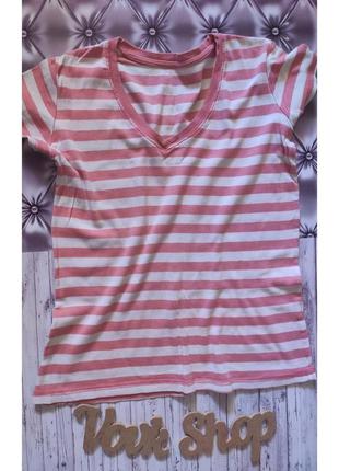 Футболка футболочка в смужку смугаста atmosphere брендовий