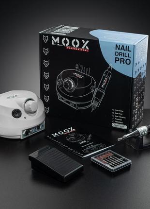 Фрезер для манікюру moox x500 на 45000 об./хв, 65 вт., білий7 фото