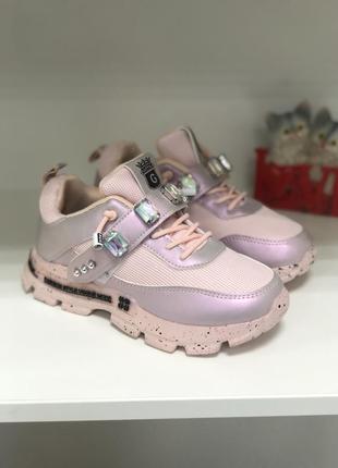 Кросівки для дівчат кроссовки для девочек мокасины слипоны весенние кроссовки для девочек детская обувь1 фото