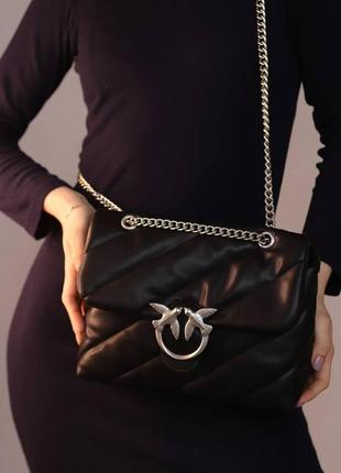 Женская сумка pinko love big puff black, женская сумка, пинко черного цвета3 фото