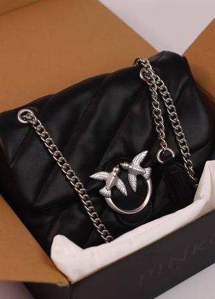 Женская сумка pinko love big puff black, женская сумка, пинко черного цвета