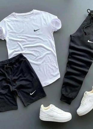 Футболка+шорти+штани nike