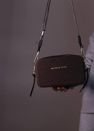 Женская сумка michael kors brown, женская сумка, брендовая сумка майкл корс коричневая2 фото
