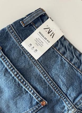 Джинсы zara типа wide leg3 фото