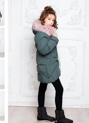 Крутий дитячий пуховик 110см2 фото