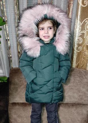 Крутий дитячий пуховик 110см8 фото