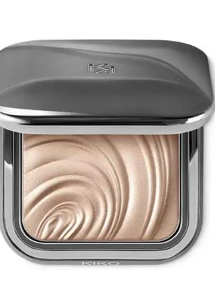 Хайлайтер kiko milano 02 glow fusion intense powder highlighter2 фото