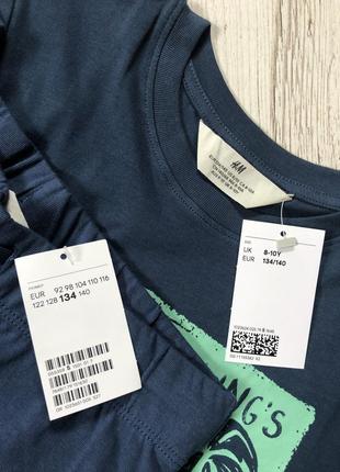 Набор h&amp;m на 8-9 лет (128-134см) футболка и шорты4 фото