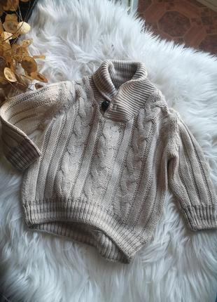 В'язана кофта на 3-6 місяців кофточка кофтина