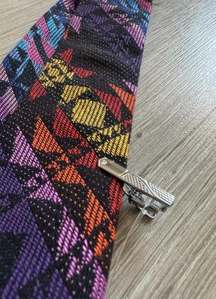 Тонкая разноцветный галстук галстук на рейв2 фото